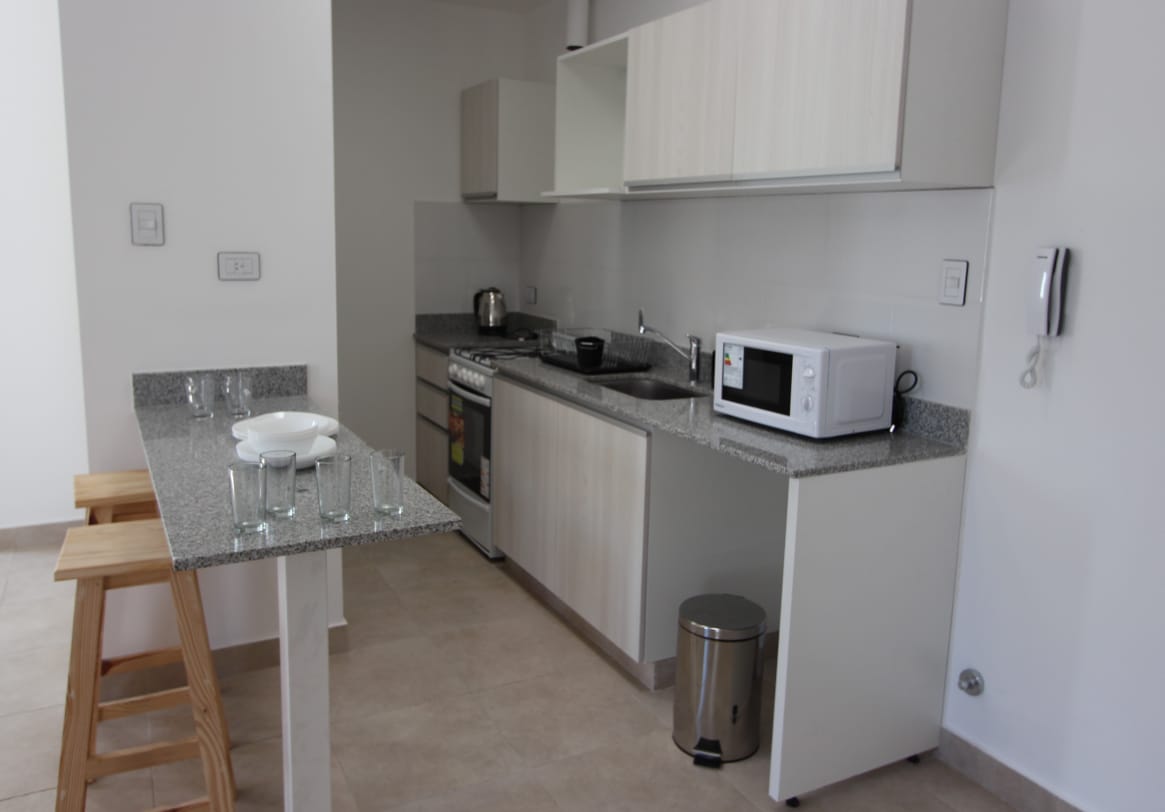 Cocina abierta del Departamento T